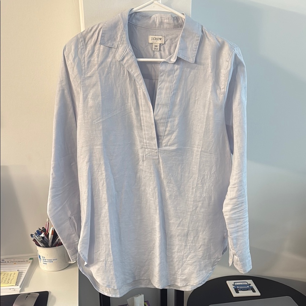 J.Crew Light Blue Long Sleeve Shirt